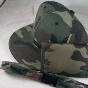 Rothco Woodland Camo Cap Lanyard And Bi Fold Vintage Wallet Combo